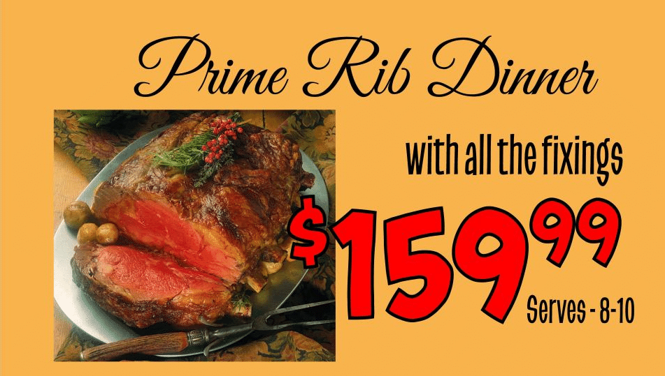 Prime Rib Dinner